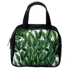 Tropical Leaves Classic Handbag (one Side) by goljakoff