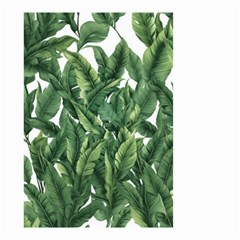 Tropical Leaves Small Garden Flag (two Sides) by goljakoff