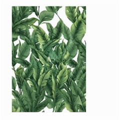 Tropical Leaves Large Garden Flag (two Sides) by goljakoff