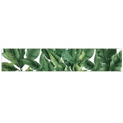 Tropical Leaves Large Premium Plush Fleece Scarf 