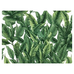 Tropical Leaves Premium Plush Fleece Blanket (extra Small) by goljakoff