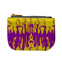 Yellow And Purple In Harmony Mini Coin Purse by pepitasart