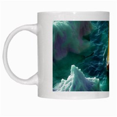 Lion King Of The Jungle Nature White Mug by Cemarart