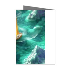 Double Exposure Flower Mini Greeting Cards (pkg Of 8) by Cemarart