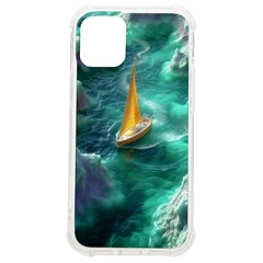 Mountain Wolf Tree Nature Moon Iphone 12 Mini Tpu Uv Print Case	 by Cemarart