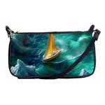 Mountains Sunset Landscape Nature Shoulder Clutch Bag Front