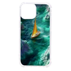 Mountain Birds River Sunset Nature Iphone 13 Mini Tpu Uv Print Case by Cemarart