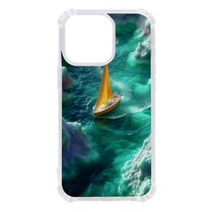 Mountain Birds River Sunset Nature Iphone 13 Pro Tpu Uv Print Case by Cemarart