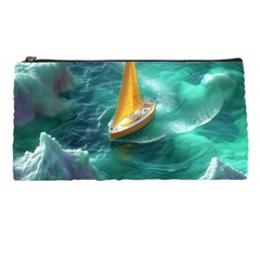 Valley Night Mountains Pencil Case by Cemarart