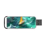 Valley Night Mountains Portable USB Flash (Two Sides) Front