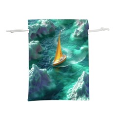 Valley Night Mountains Lightweight Drawstring Pouch (s) by Cemarart