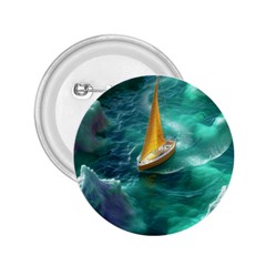 Dolphin Swimming Sea Ocean 2 25  Buttons by Cemarart