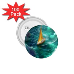 Dolphin Sea Ocean 1 75  Buttons (100 Pack)  by Cemarart