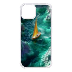 Valley Night Mountains Iphone 14 Tpu Uv Print Case by Cemarart