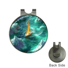 Dolphin Sea Ocean Hat Clips With Golf Markers by Cemarart