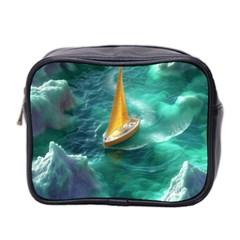 Dolphin Sea Ocean Mini Toiletries Bag (two Sides) by Cemarart