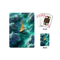 Dolphin Sea Ocean Playing Cards Single Design (mini) by Cemarart