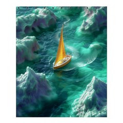 Dolphin Sea Ocean Shower Curtain 60  X 72  (medium)  by Cemarart