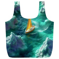 Dolphin Sea Ocean Full Print Recycle Bag (xl) by Cemarart