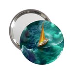 Dolphins Sea Ocean 2.25  Handbag Mirrors Front