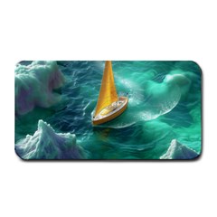 Dolphins Sea Ocean Medium Bar Mat by Cemarart