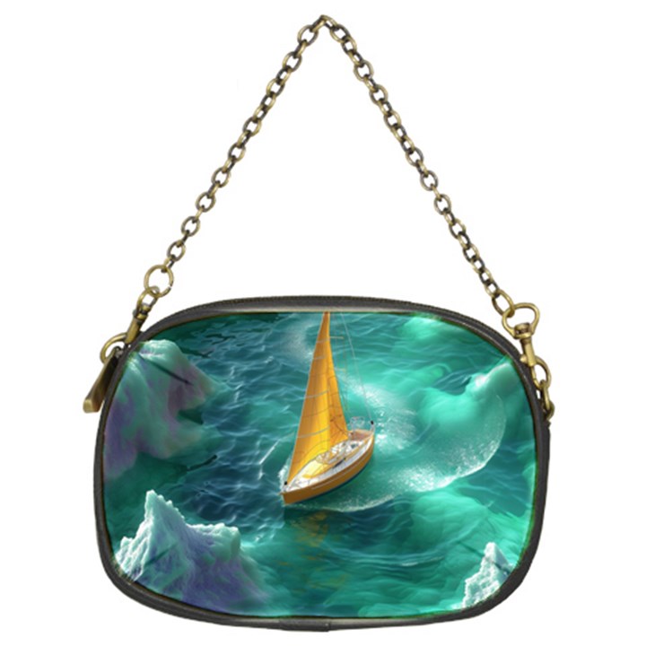 Dolphins Sea Ocean Chain Purse (Two Sides)