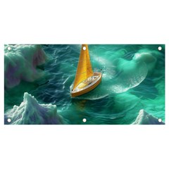 Dolphin Sea Ocean Banner And Sign 4  X 2  by Cemarart