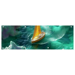 Dolphin Sea Ocean Banner And Sign 9  X 3  by Cemarart