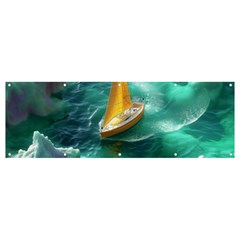 Dolphin Sea Ocean Banner And Sign 12  X 4  by Cemarart