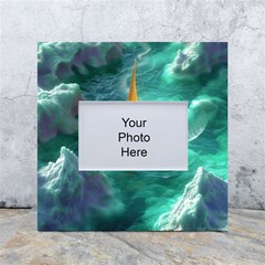 Dolphin Sea Ocean White Box Photo Frame 4  X 6  by Cemarart