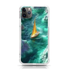 Dolphin Sea Ocean Iphone 11 Pro Max 6 5 Inch Tpu Uv Print Case by Cemarart