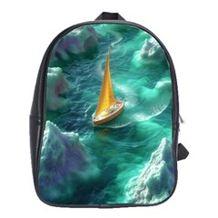 Moon Moonlit Forest Fantasy Midnight School Bag (xl)