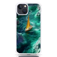 Dolphins Sea Ocean Iphone 13 Tpu Uv Print Case by Cemarart