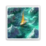 Dolphins Sea Ocean Water Memory Card Reader (Square) Front