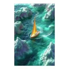 Seascape Boat Sailing Shower Curtain 48  X 72  (small)  by Cemarart