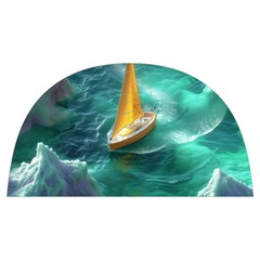 Seascape Boat Sailing Anti Scalding Pot Cap by Cemarart