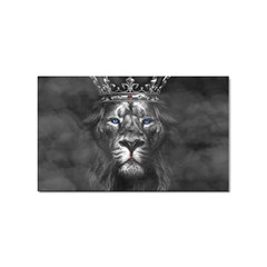 Lion King Of The Jungle Nature Sticker (rectangular) by Cemarart