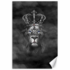 Lion King Of The Jungle Nature Canvas 24  X 36  by Cemarart