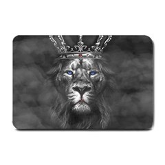 Lion King Of The Jungle Nature Small Doormat by Cemarart