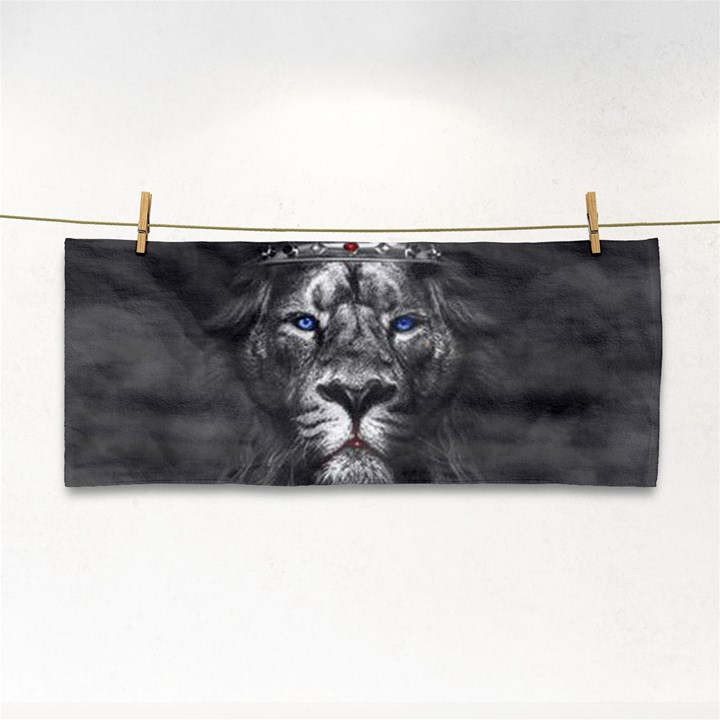 Lion King Of The Jungle Nature Hand Towel