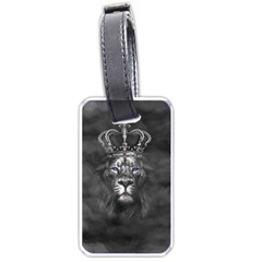 Lion King Of The Jungle Nature Luggage Tag (one Side) by Cemarart