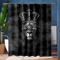 Lion King Of The Jungle Nature Shower Curtain 60  X 72  (medium)  by Cemarart