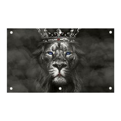 Lion King Of The Jungle Nature Banner And Sign 5  X 3  by Cemarart