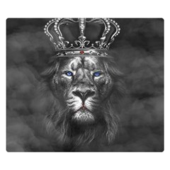 Lion King Of The Jungle Nature Premium Plush Fleece Blanket (small) by Cemarart