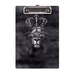 Lion King Of The Jungle Nature A5 Acrylic Clipboard by Cemarart