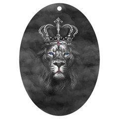 Lion King Of The Jungle Nature Uv Print Acrylic Ornament Oval