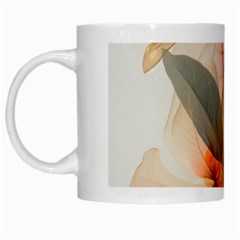 Double Exposure Flower White Mug by Cemarart