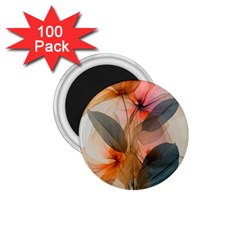 Double Exposure Flower 1 75  Magnets (100 Pack)  by Cemarart