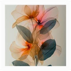 Double Exposure Flower Medium Glasses Cloth by Cemarart