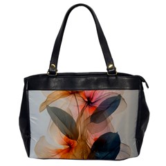 Double Exposure Flower Oversize Office Handbag by Cemarart